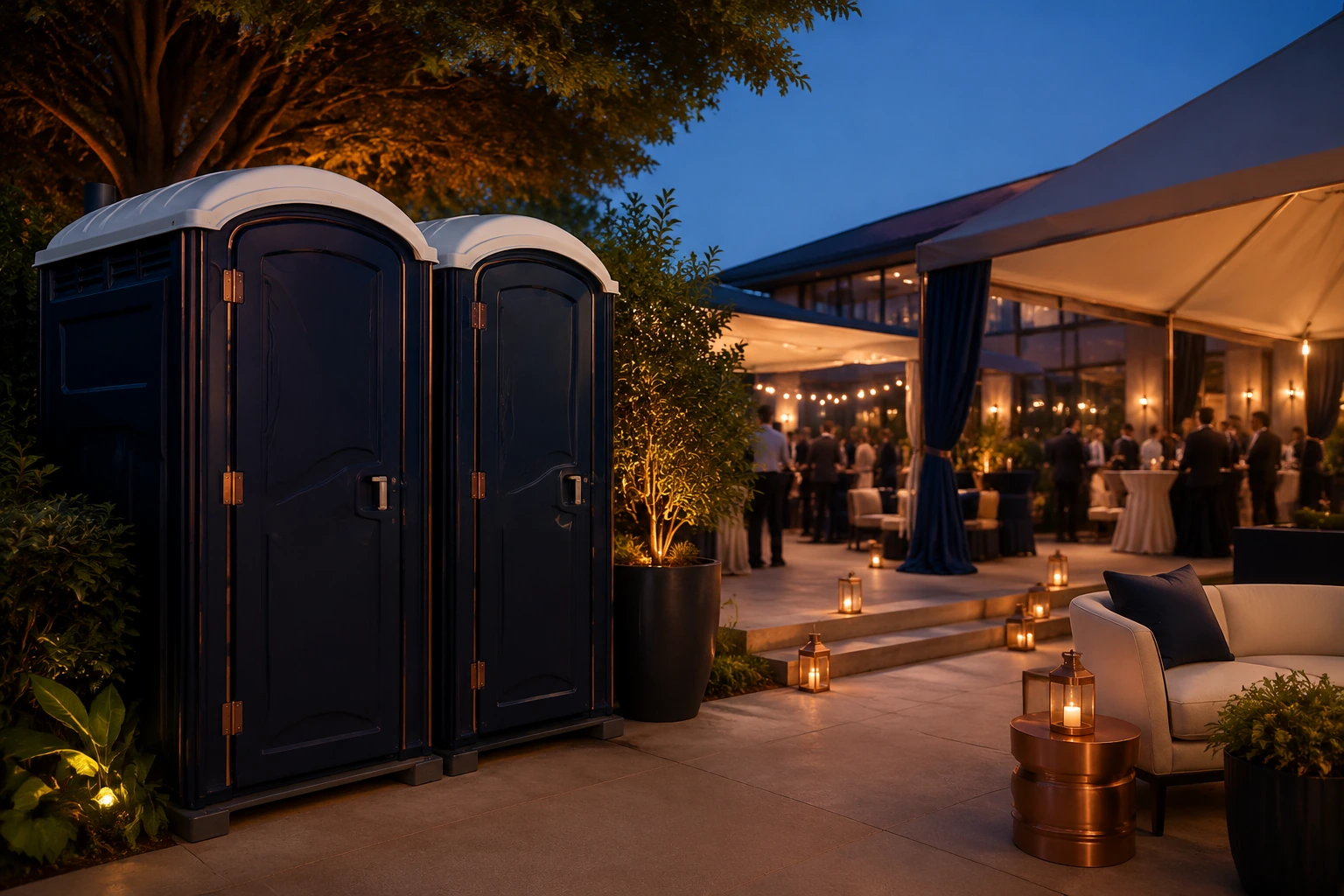 Portable restroom rental planning for Tiki Island, TX