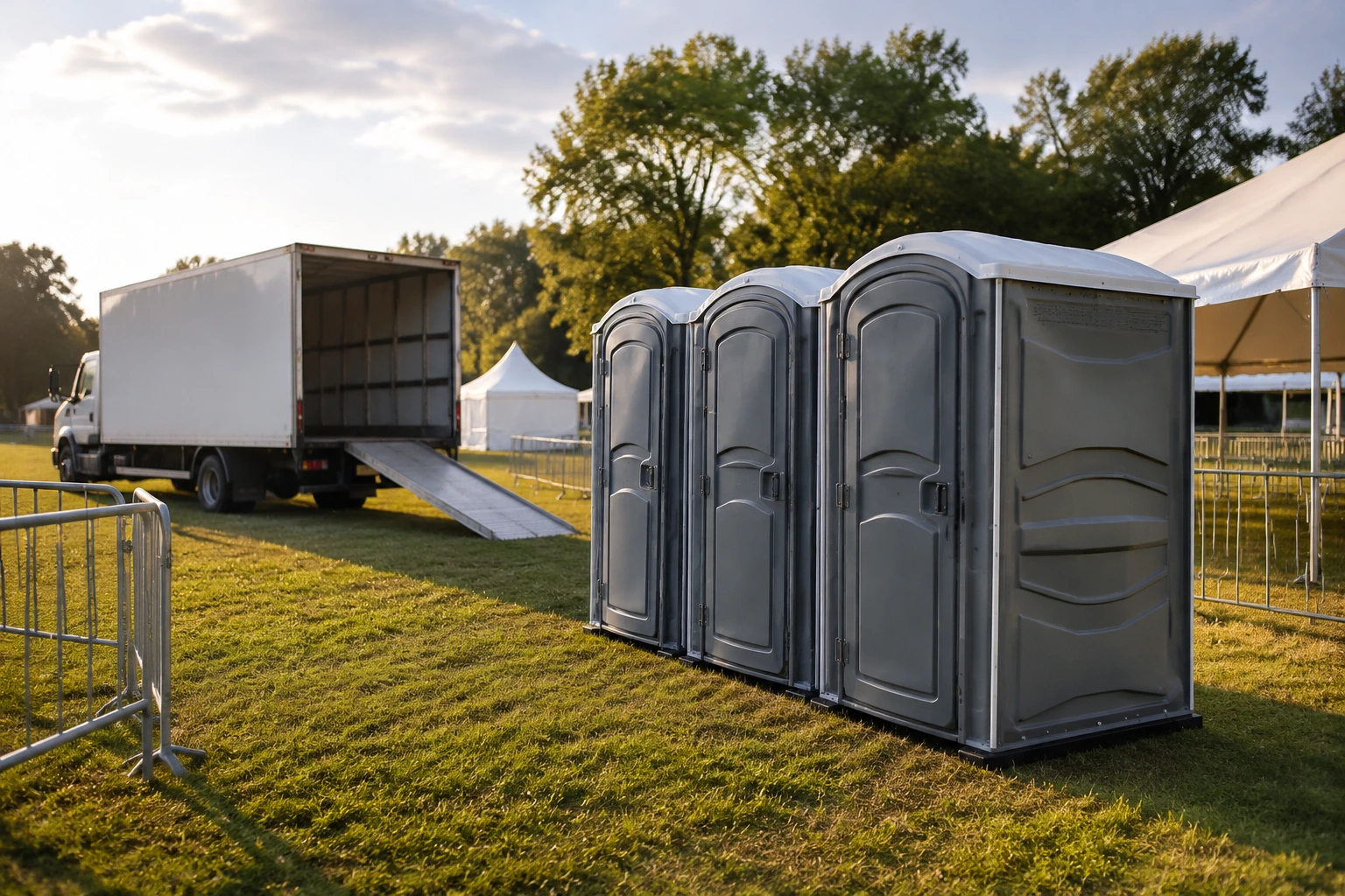 Portable restroom rental planning for Hitchcock, TX