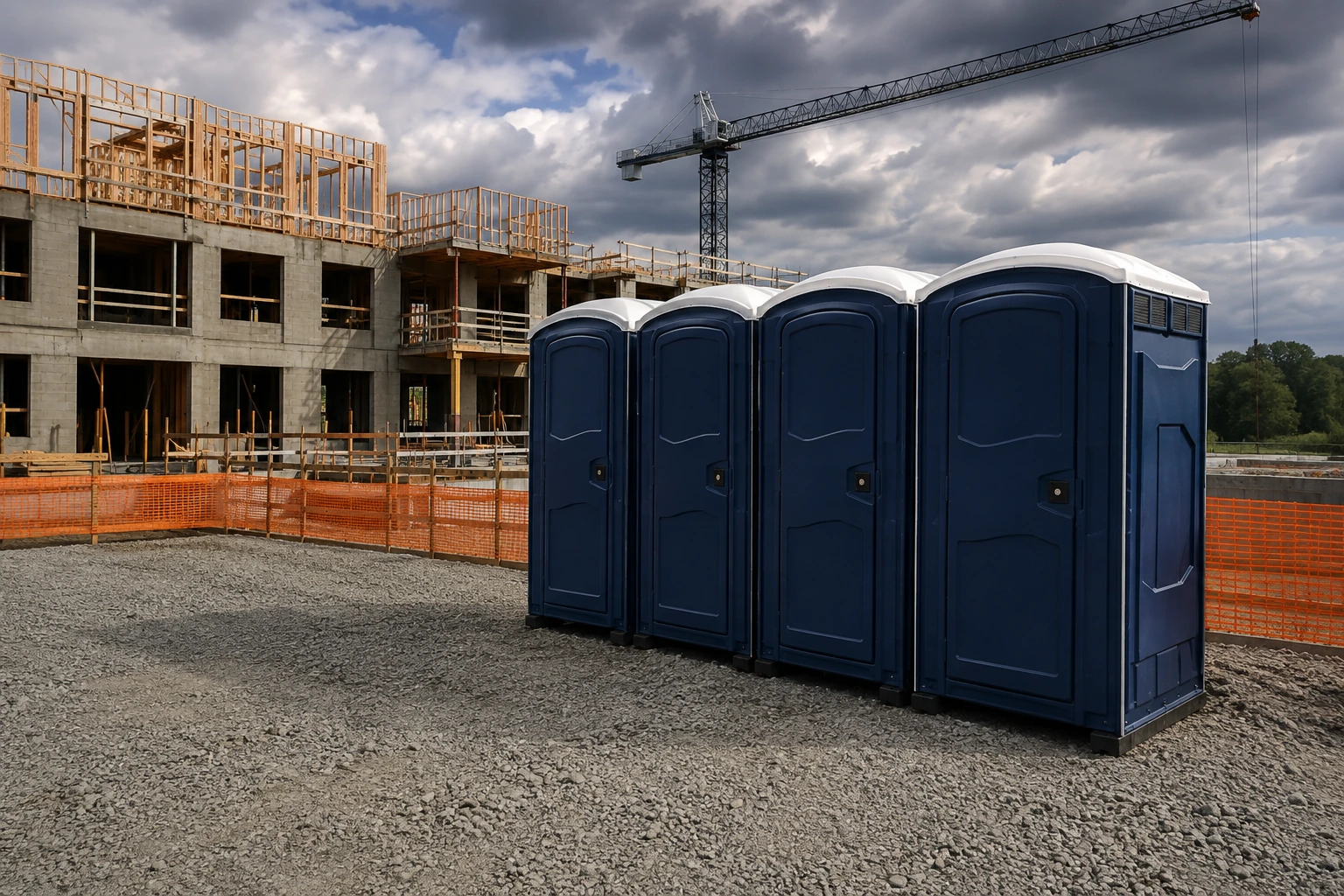 Portable restroom rental planning for League City, TX